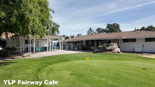 a view of a terrace with skyline