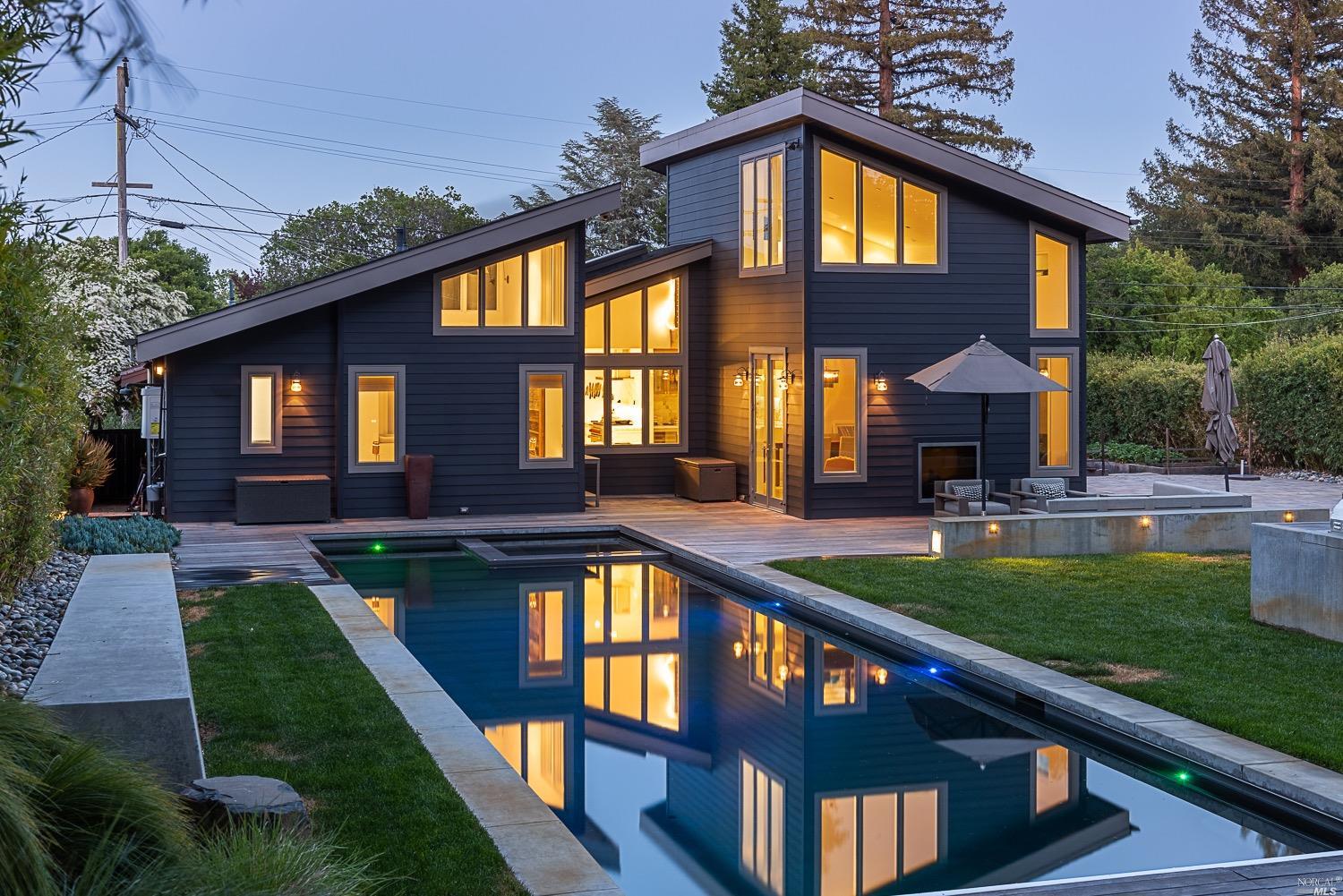 6130 Fredricks Road Sebastopol, CA 95472 - Photo 1 of 1 a front view of house with yard and outdoor seating