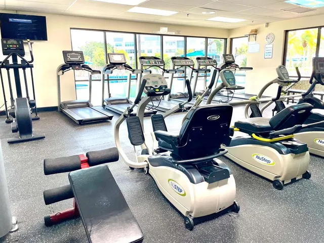 a view of a big room with wooden floor
