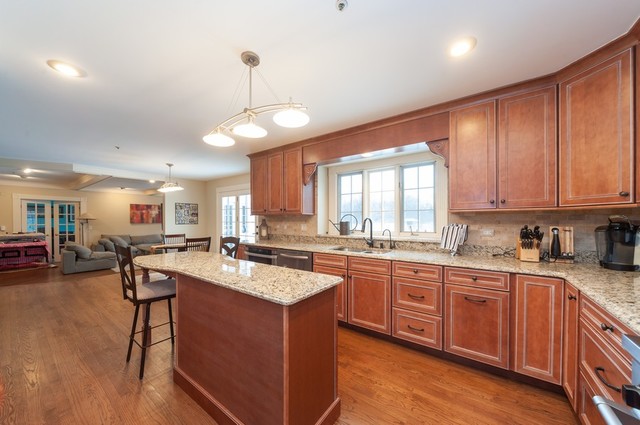 5235 Hilltop Road Long Grove, IL 60047 - Photo 3 of 20 a kitchen with lots of counter space and a sink