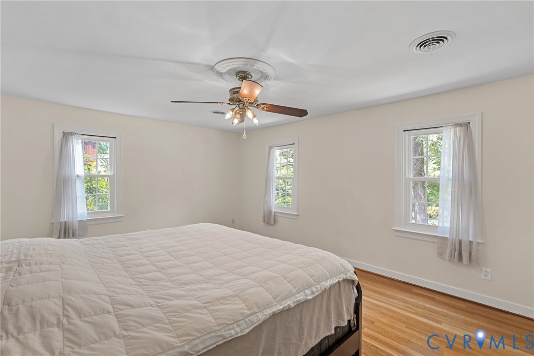 8707 Brown Summit Road North Chesterfield, VA 23235 - Photo 41 of 72 Hardwood flooring, multiple windows, ceiling fan w