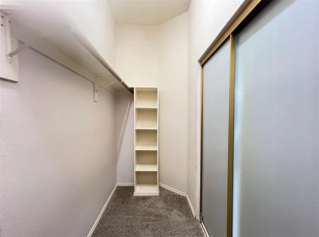 a view of closet area