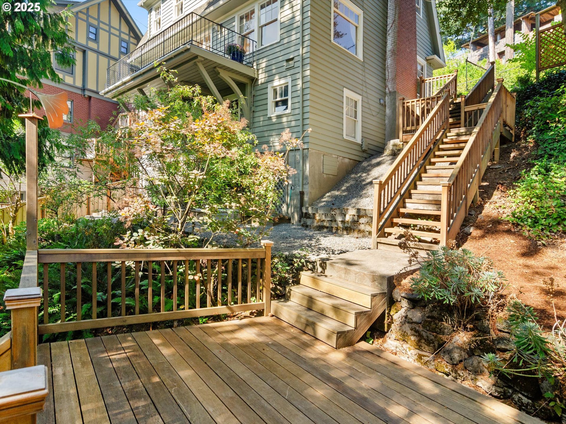 2917 Southwest Fairview Boulevard Portland, OR 97205 - Photo 22 of 25 a view of a patio with a table and chairs