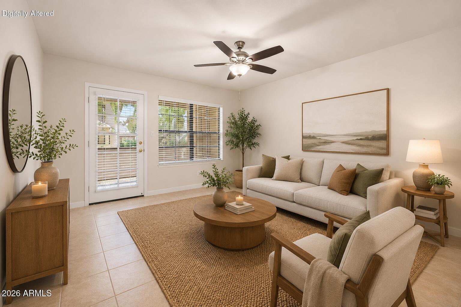6885 East Cochise Road, Unit 142 Paradise Valley, AZ 85253 - Photo 11 of 47 a living room with furniture and a large window