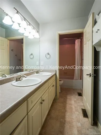 an empty room with an entryway