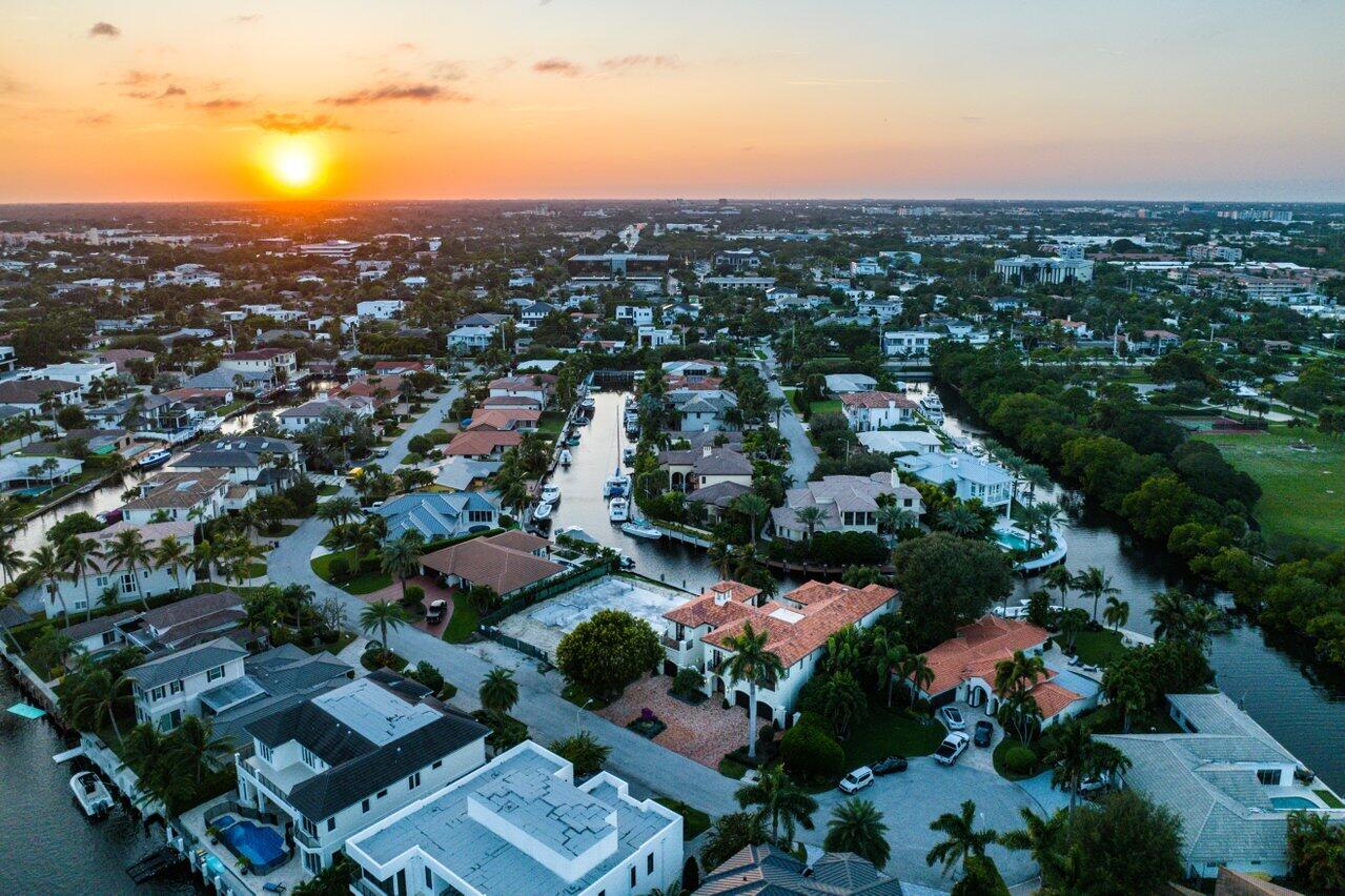 591 Phillips Drive Boca Raton, FL 33432 - Photo 84 of 90 an aerial view of a city
