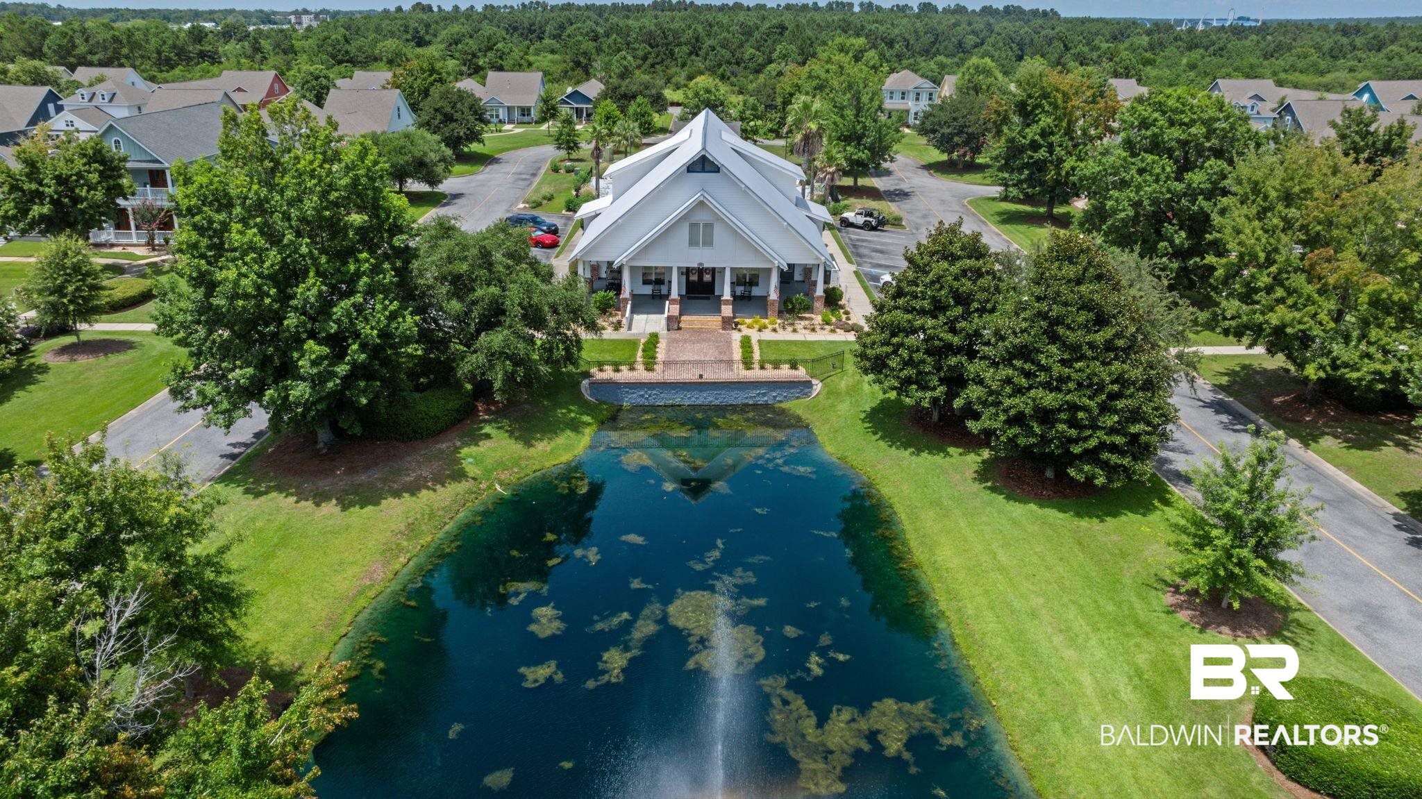 905 Buttercup Lane Foley, AL 36535 - Photo 43 of 47 Aerial view of a large body of water