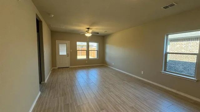 a house view with a outdoor space