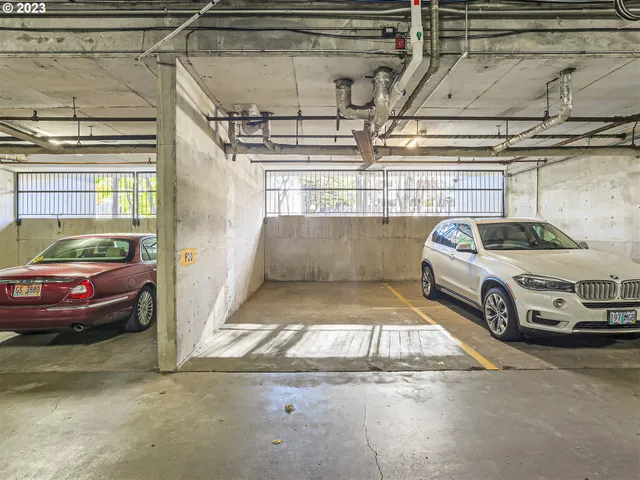 a view of a building with garden