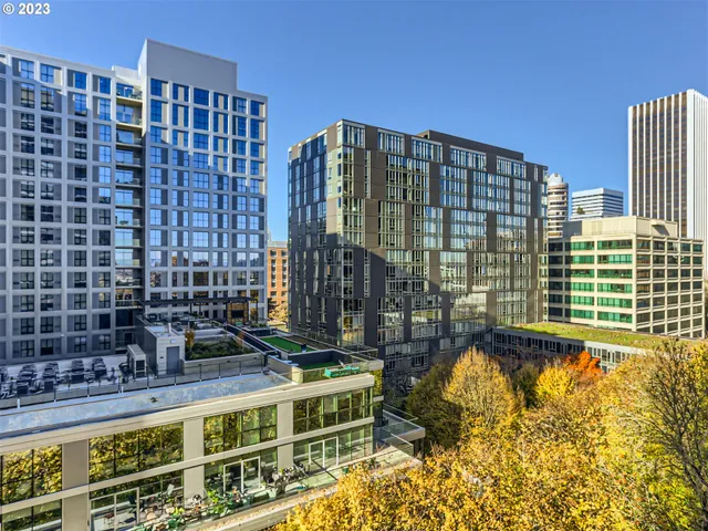 a view of balcony with city view