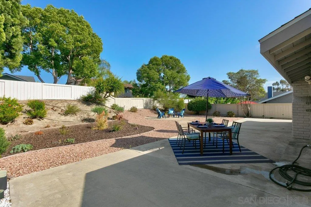2725 Glasgow Drive Carlsbad, CA 92010 - Photo 23 of 29 a view of a backyard with sitting area