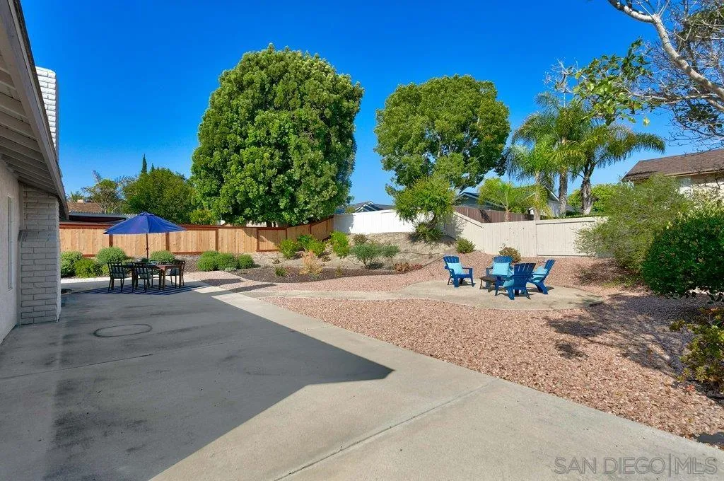 2725 Glasgow Drive Carlsbad, CA 92010 - Photo 27 of 29 a view of a patio with table and chairs and potted plants