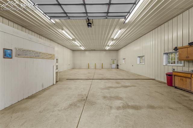 35 Toms Ranch Rd Lake Lake George, CO 80827 - Photo 35 of 50 Interior view of fully finished, insulated 36'x60' steel building with built-in storage room