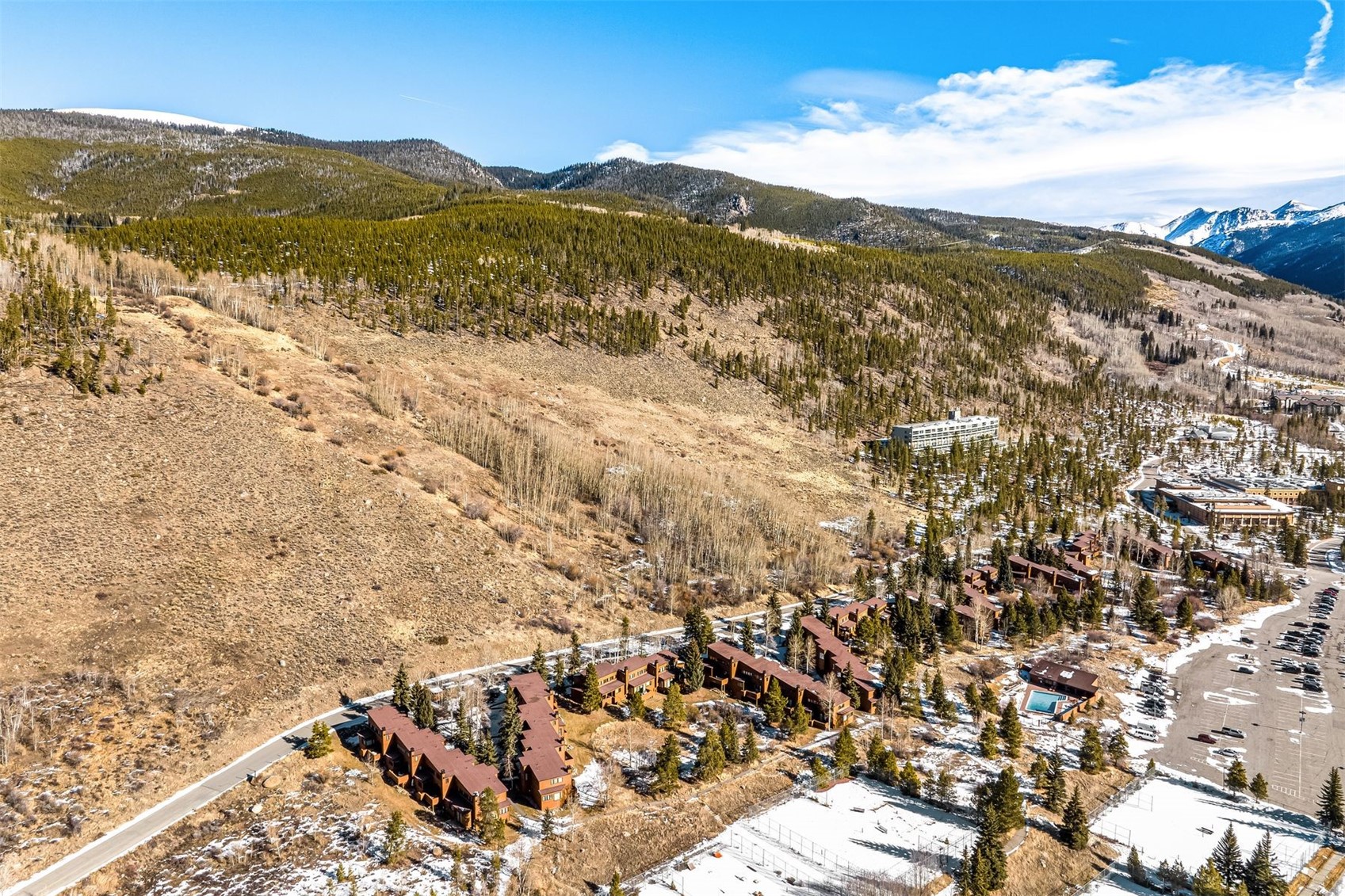 410 Tennis Club Road, Unit 1317 Keystone, CO 80435 - Photo 44 of 47 Bird's eye view of mountains