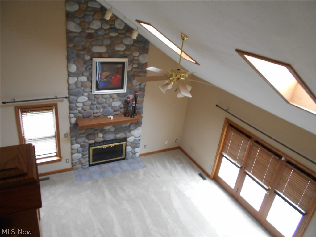 8770 North Kane Road Wadsworth, OH 44281 - Photo 24 of 29 2 story family room with 2 story fireplace.