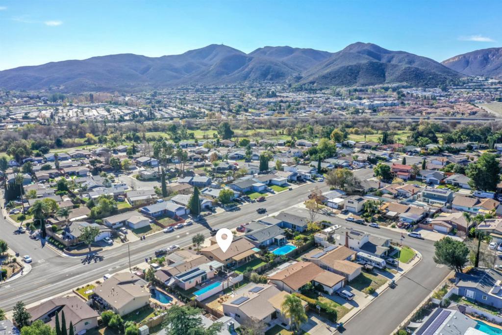 8450 Carlton Oaks Drive Santee, CA 92071 - Photo 28 of 30 an aerial view of residential house and green space