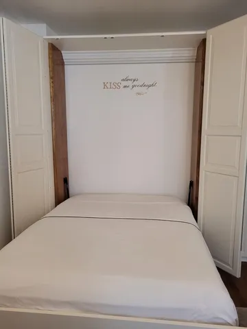 a close up of a white cabinet