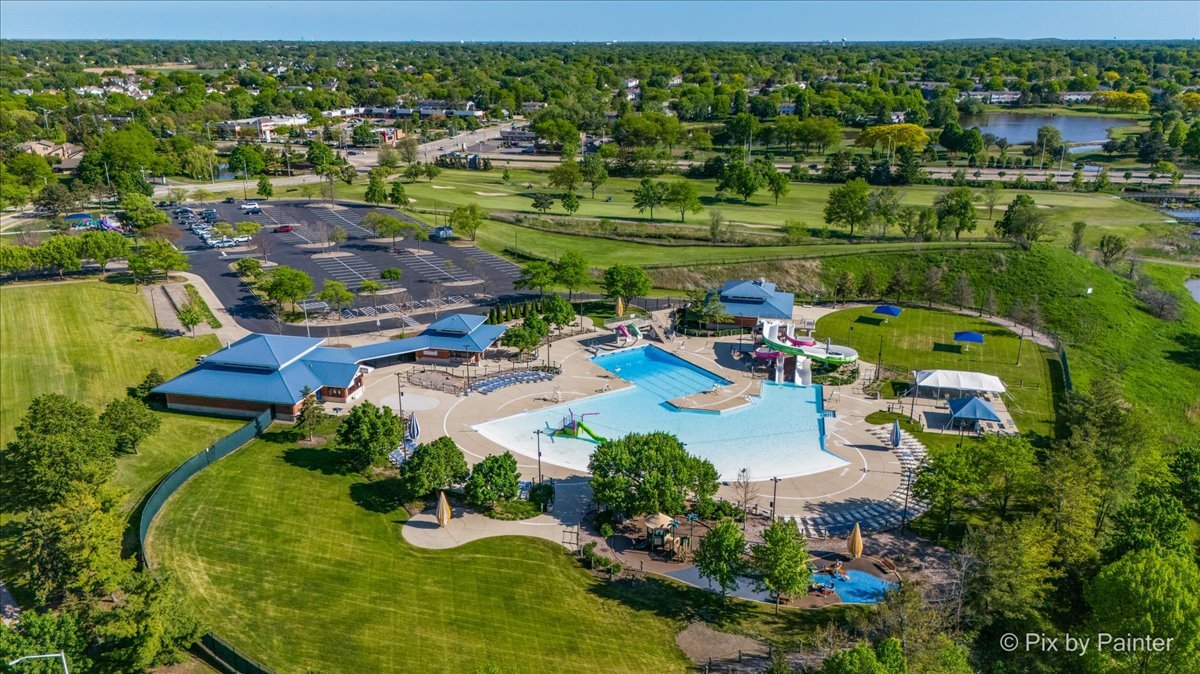1565 Cornell Place Hoffman Estates, IL 60169 - Photo 32 of 37 an aerial view of a residential houses with outdoor space and street view
