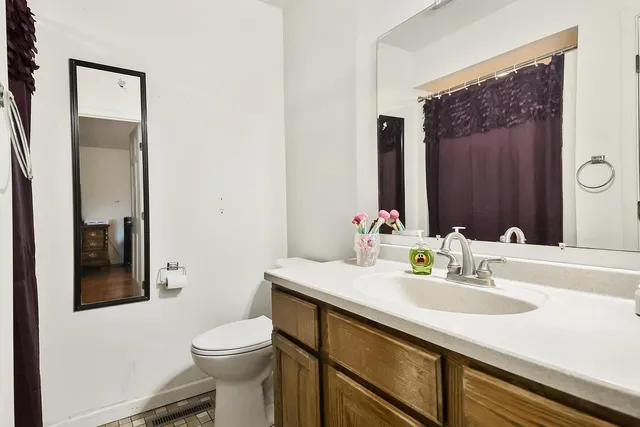 a bathroom with a sink and a toilet
