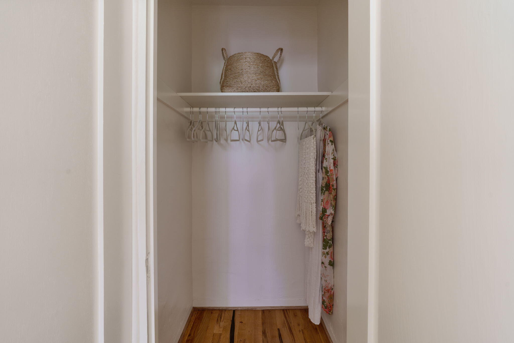 314 West Aliso Street, Unit A Ojai, CA 93023 - Photo 22 of 29 a view of a hallway with wooden floor
