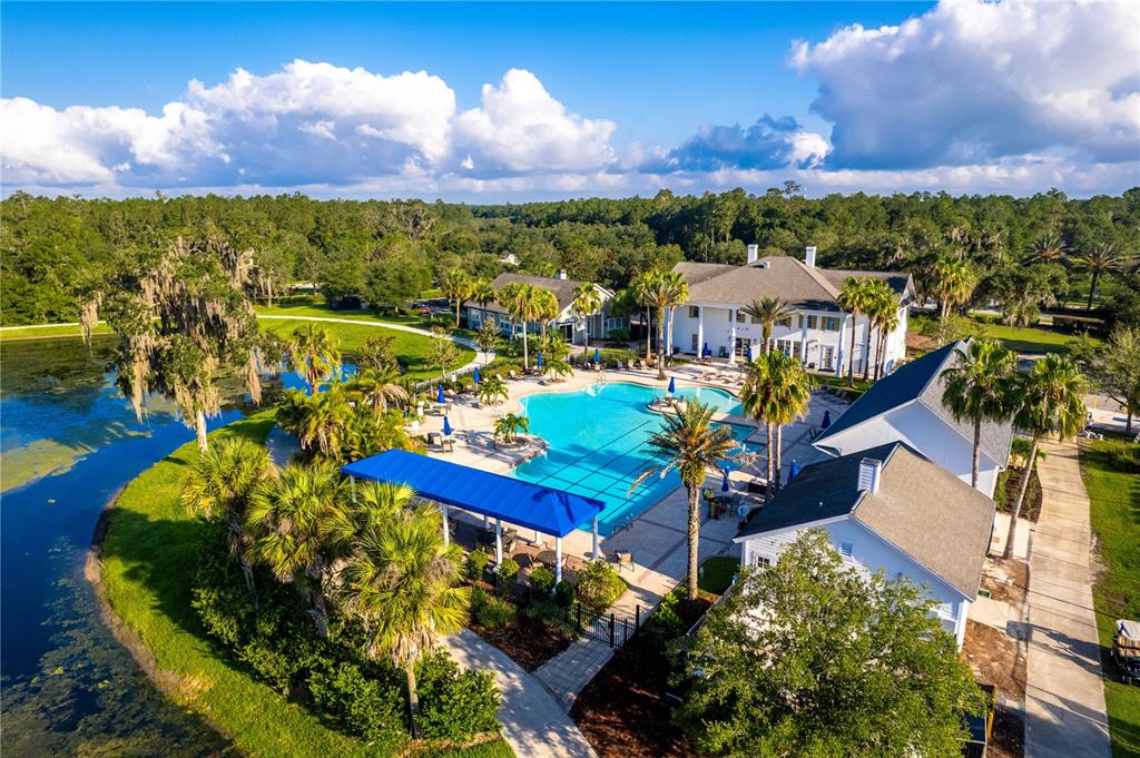 6406 Summit View Drive Brooksville, FL 34601 - Photo 53 of 59 an aerial view of a house with a garden