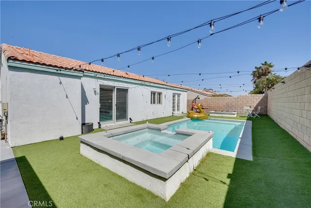 a view of a house with pool