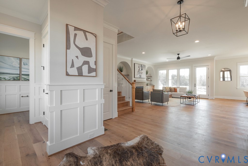 2110 Manakin Road Manakin-Sabot, VA 23103 - Photo 13 of 50 Foyer hallway leading to the powder room has a lar