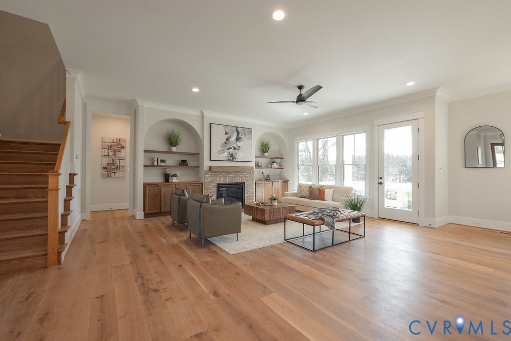 2110 Manakin Road Manakin-Sabot, VA 23103 - Photo 15 of 50 Living area featuring stairs, light wood finished