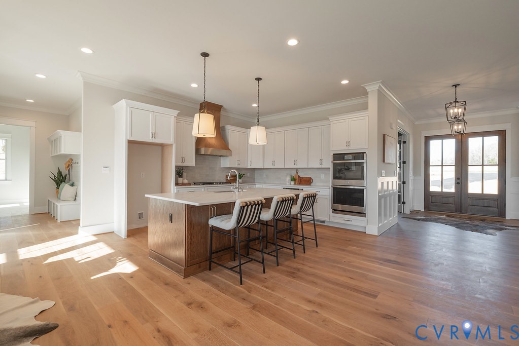 2110 Manakin Road Manakin-Sabot, VA 23103 - Photo 19 of 50 Kitchen with ornamental molding, a center island w