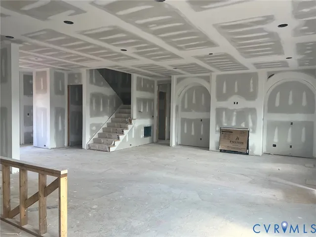 a view of an ocean and a yard