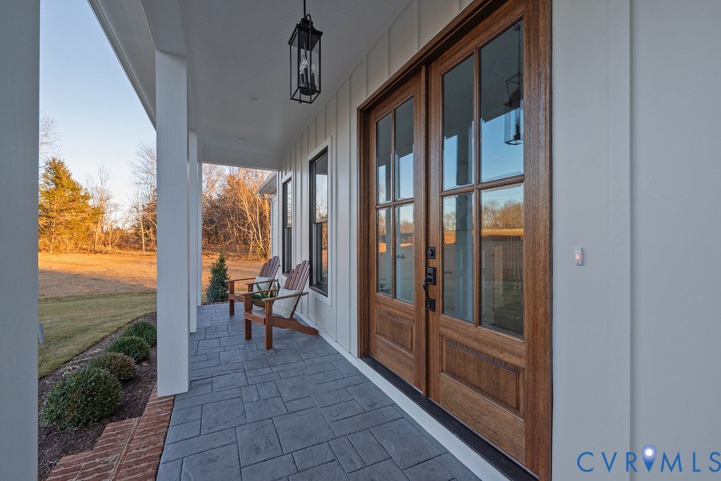 2110 Manakin Road Manakin-Sabot, VA 23103 - Photo 8 of 50 Covered porch with stamped concrete flooring and r