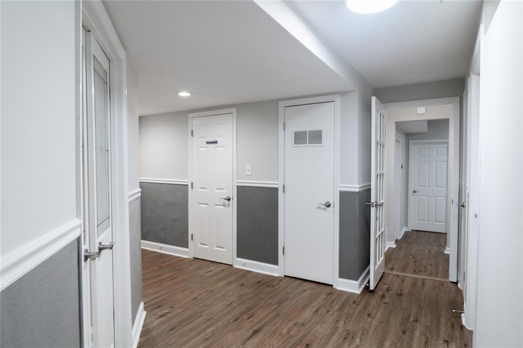3599 Lower Roswell Road Marietta, GA 30068 - Photo 23 of 34 a view of hallway with wooden floor