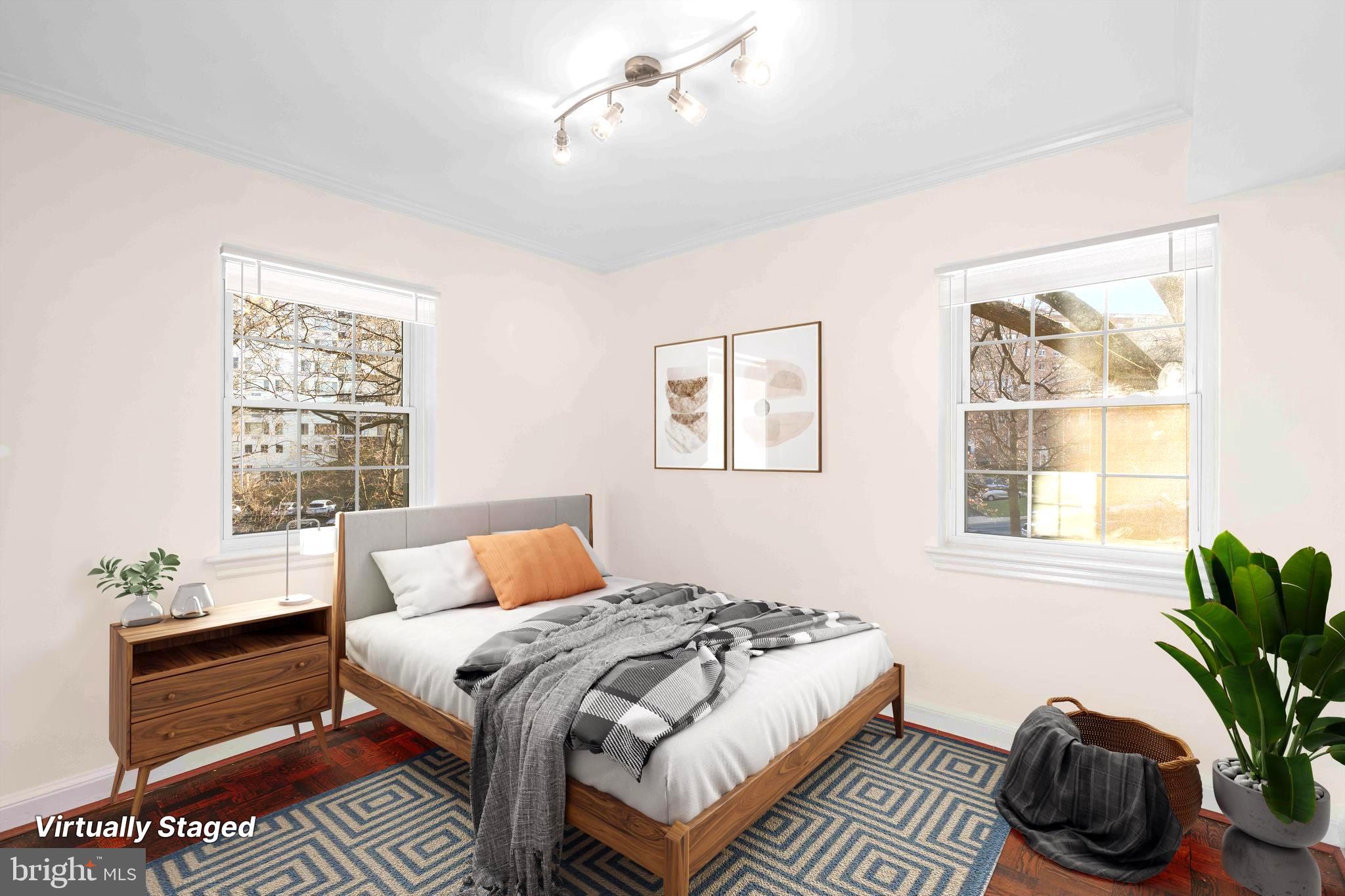 1322 Fort Myer Drive, Unit 914 Arlington, VA 22209 - Photo 17 of 31 2nd Bedroom (virtually staged)