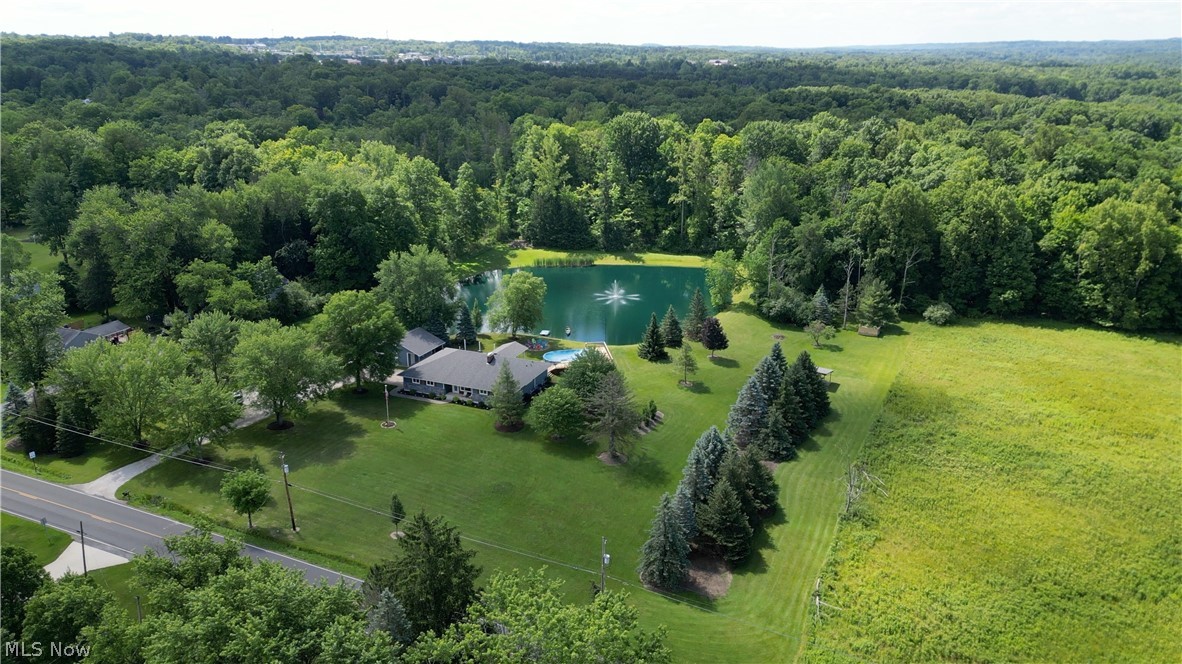 3362 Granger Road Medina, OH 44256 - Photo 41 of 49 Drone / aerial view featuring a water view