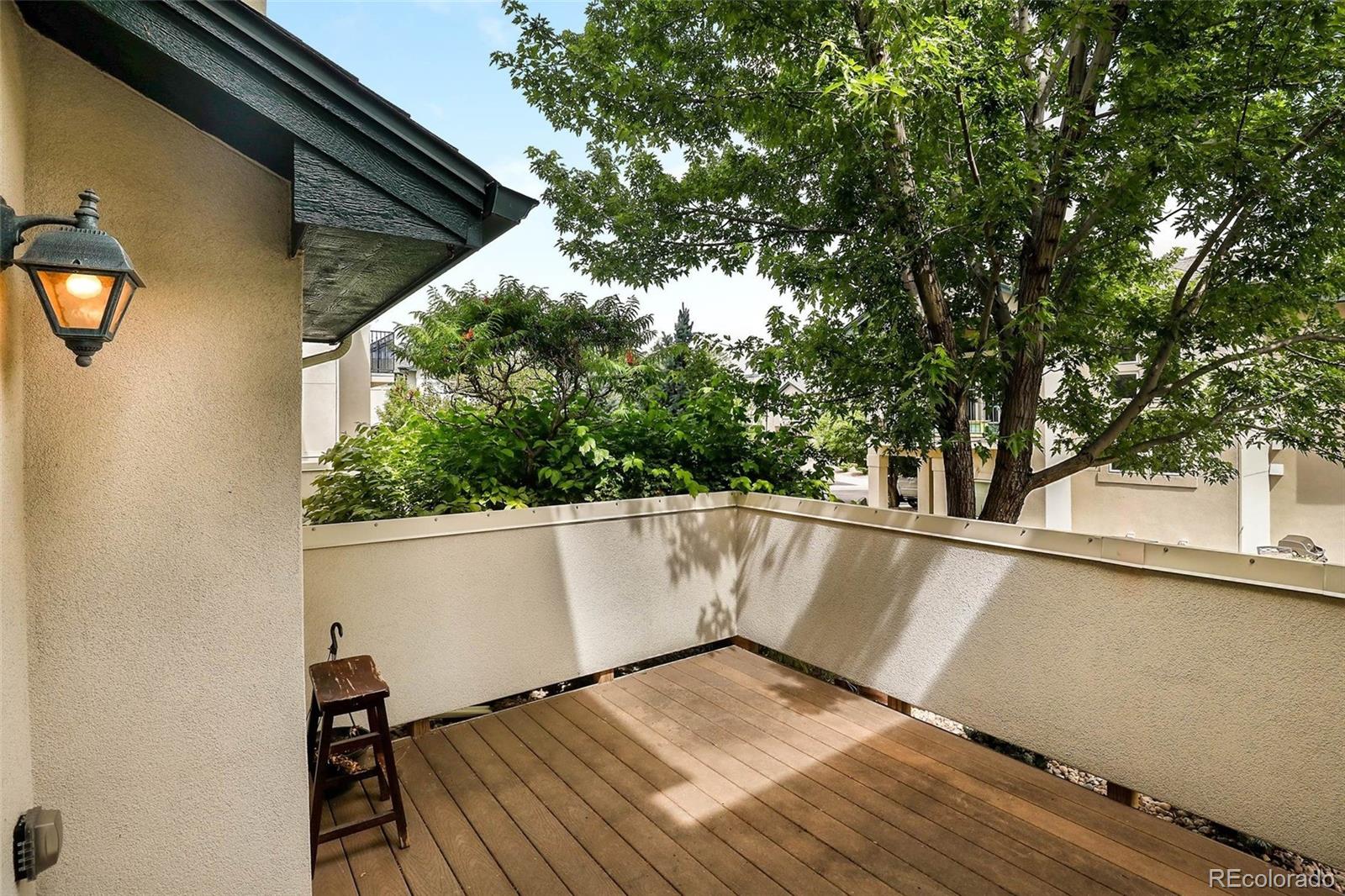 6677 South Forest Way, Unit D Centennial, CO 80121 - Photo 30 of 35 a view of balcony and deck