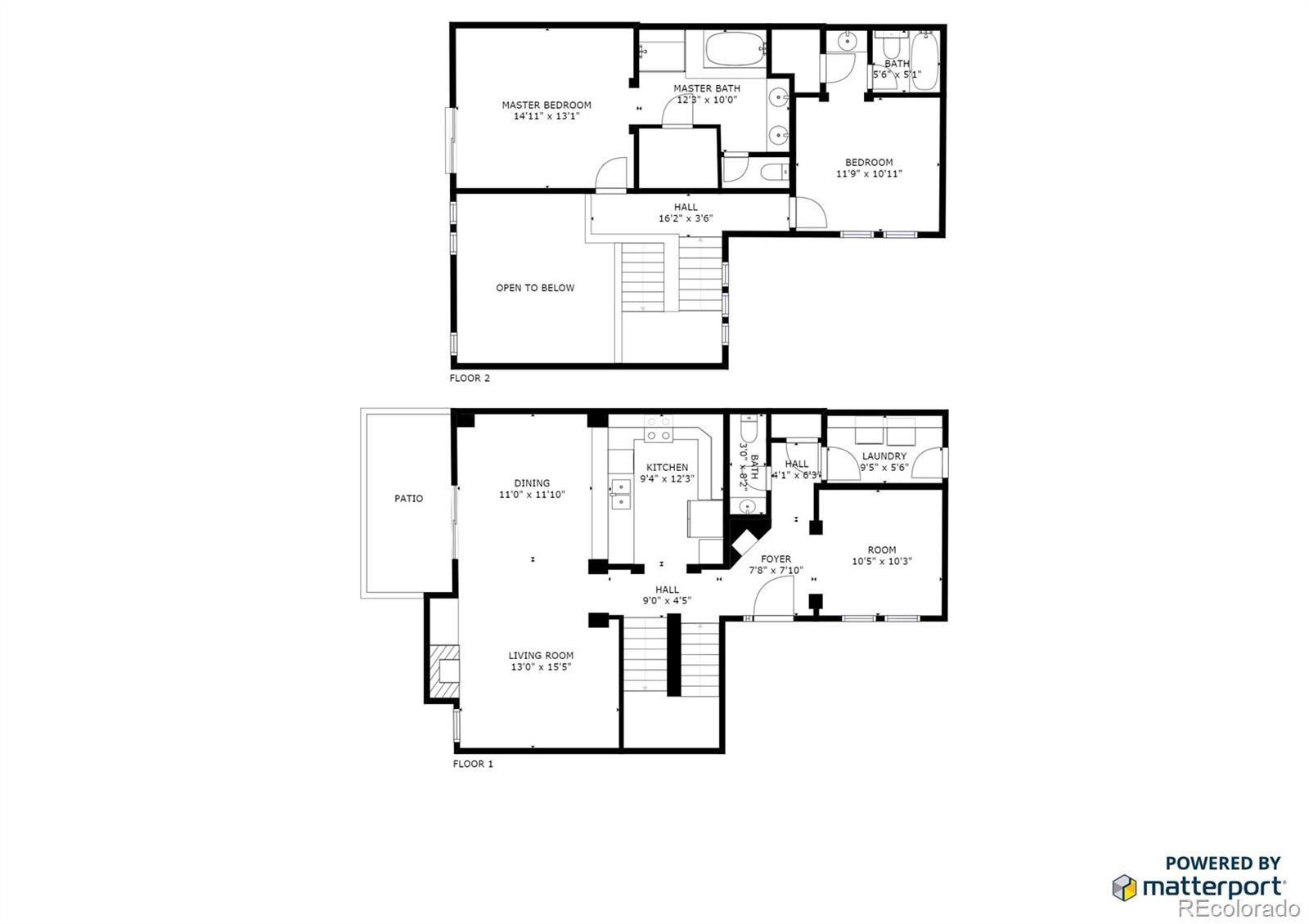 6677 South Forest Way, Unit D Centennial, CO 80121 - Photo 35 of 35 a picture of floor plan