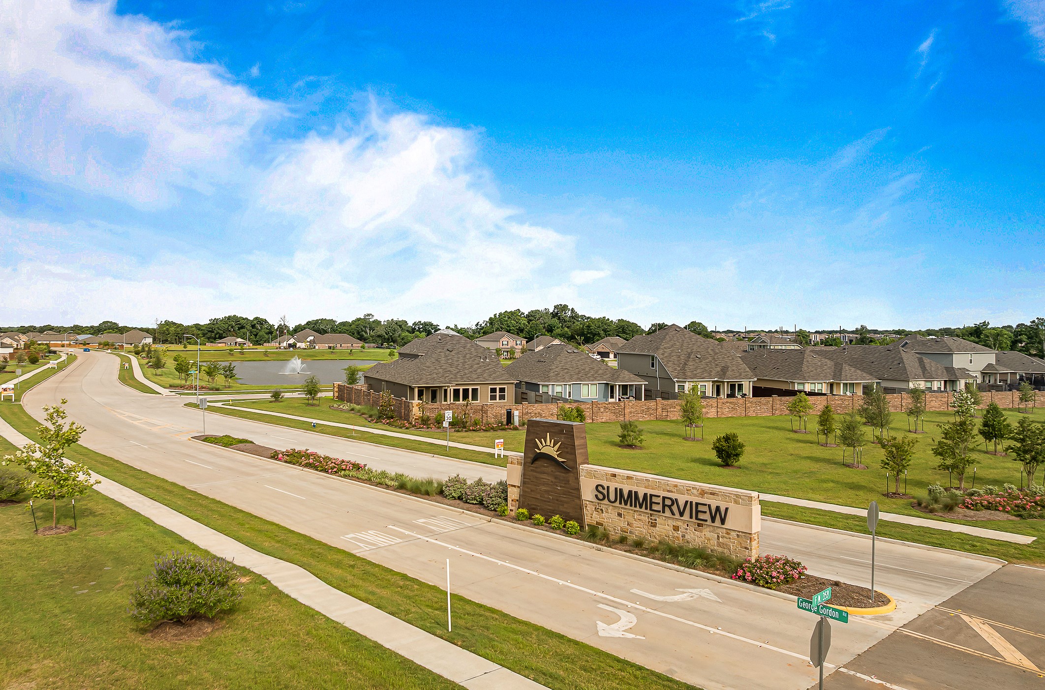 32503 Midsummer Drive Fulshear, TX 77441 - Photo 45 of 48 a view of a city with an ocean view