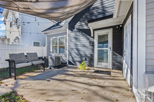 a view of a lounge chair in the patio