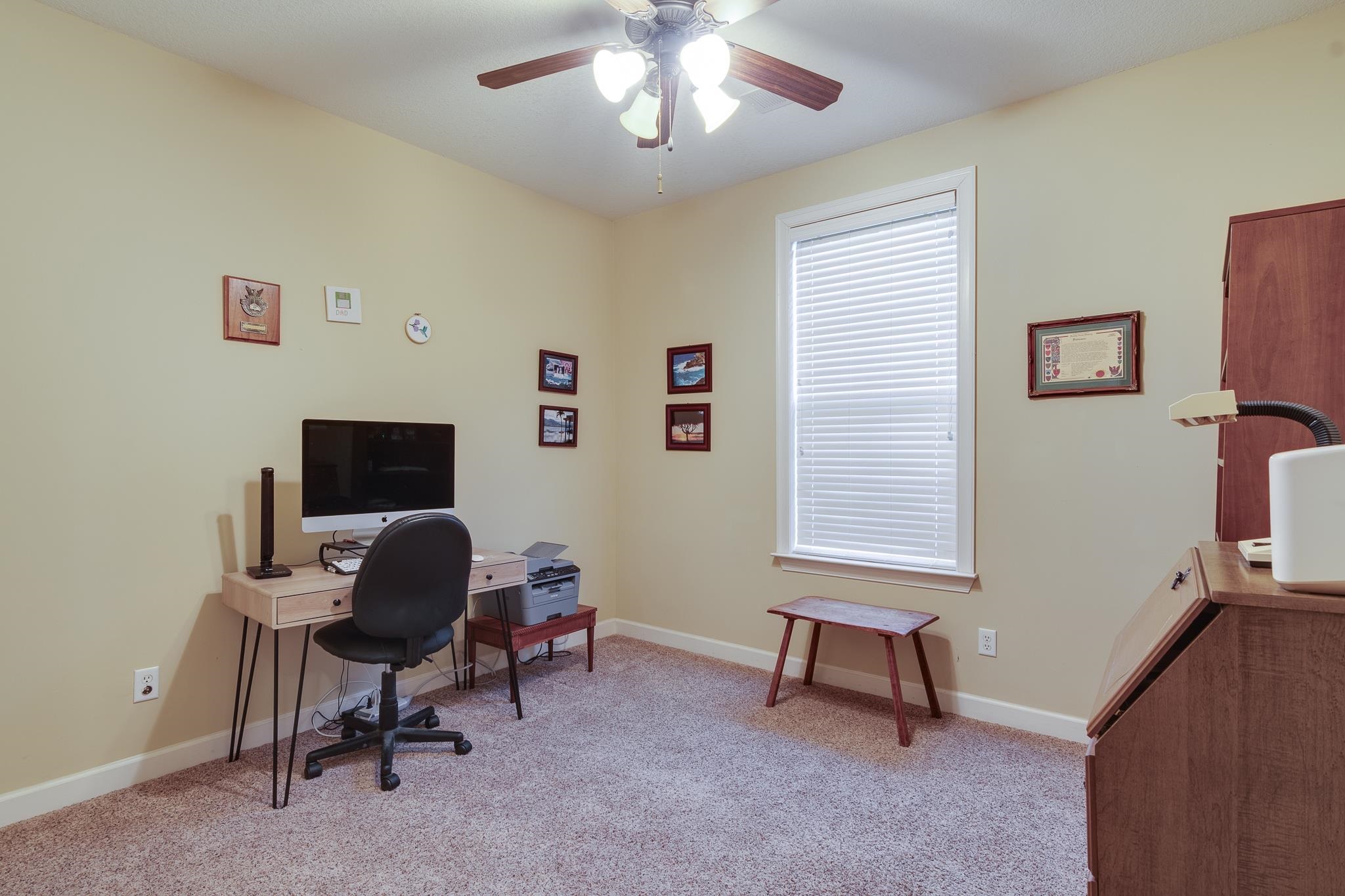 5350 Evergreen Road Lakeland, TN 38002 - Photo 19 of 24 Office featuring light carpet and ceiling fan