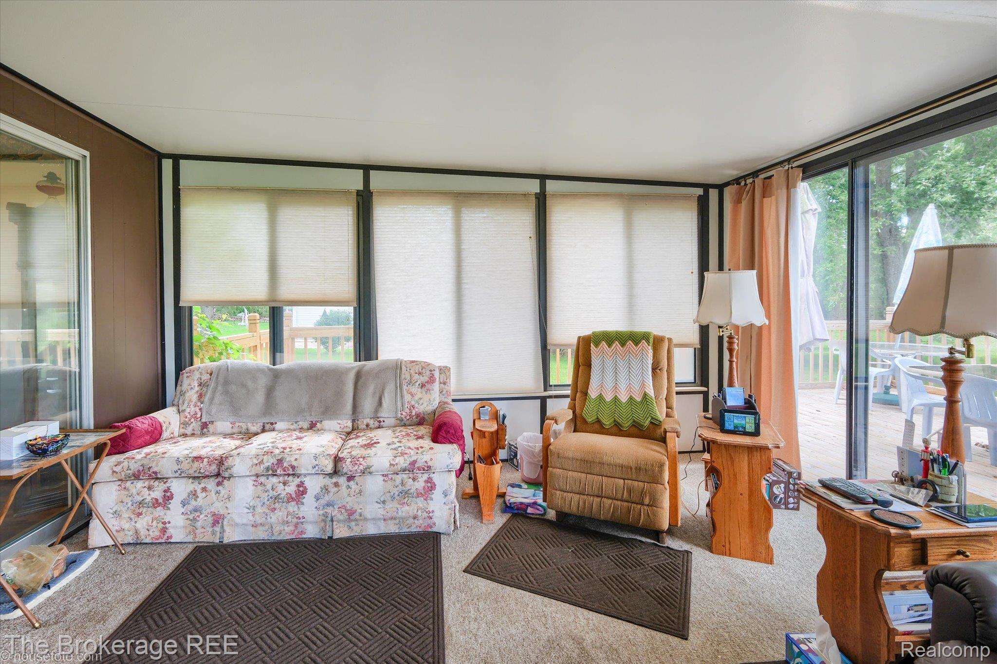 6129 East Lake Road Millington, MI 48746 - Photo 10 of 47 Sunroom with plenty of natural light