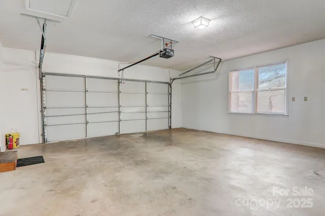 a view of a porch with wooden floor