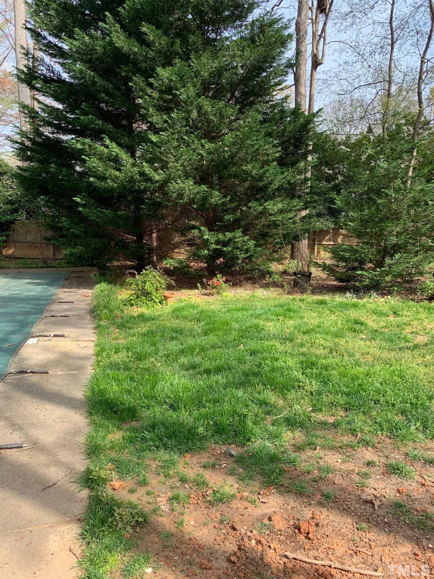 905 Queensferry Road Cary, NC 27511 - Photo 7 of 10 a backyard of a house with lots of green space