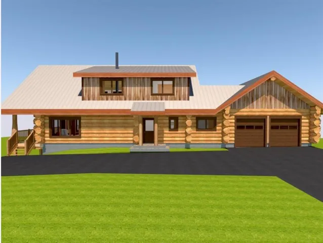 a swimming pool with large glass windows and painted walls