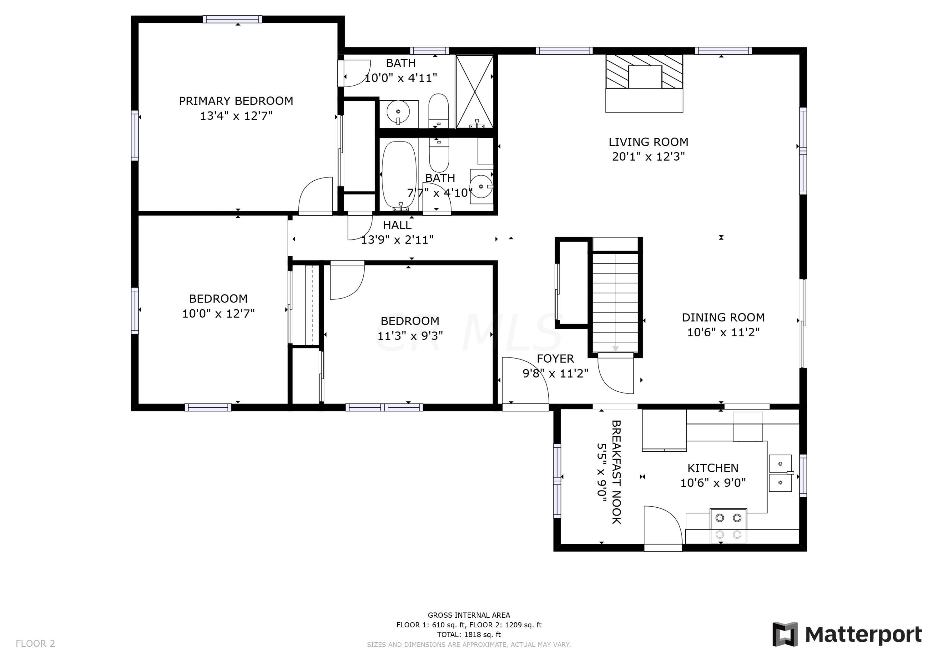 1266 Thurell Road Columbus, OH 43229 - Photo 47 of 48 Floor Plan 1st Floor