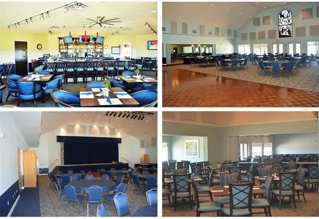 a view of a living room and dining room