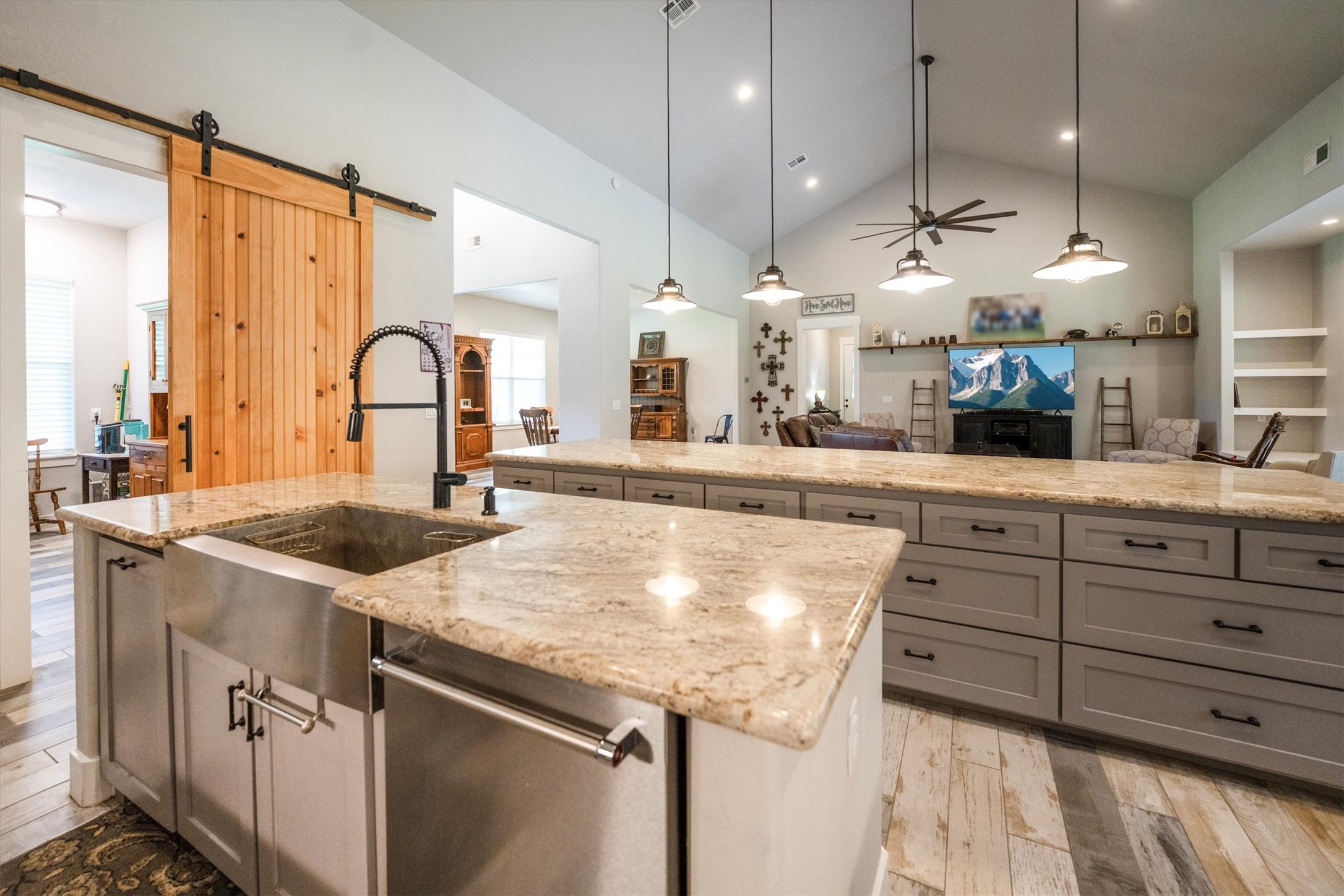 1022 Fm 1696 Road West Huntsville, TX 77320 - Photo 17 of 50 Farmhouse stainless steel sink with gooseneck faucet
