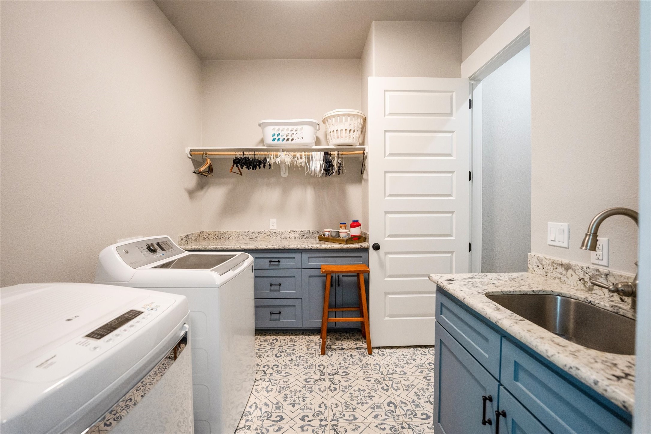 1022 Fm 1696 Road West Huntsville, TX 77320 - Photo 26 of 50 The laundry room connects to the primary closet and hallway for added convenience