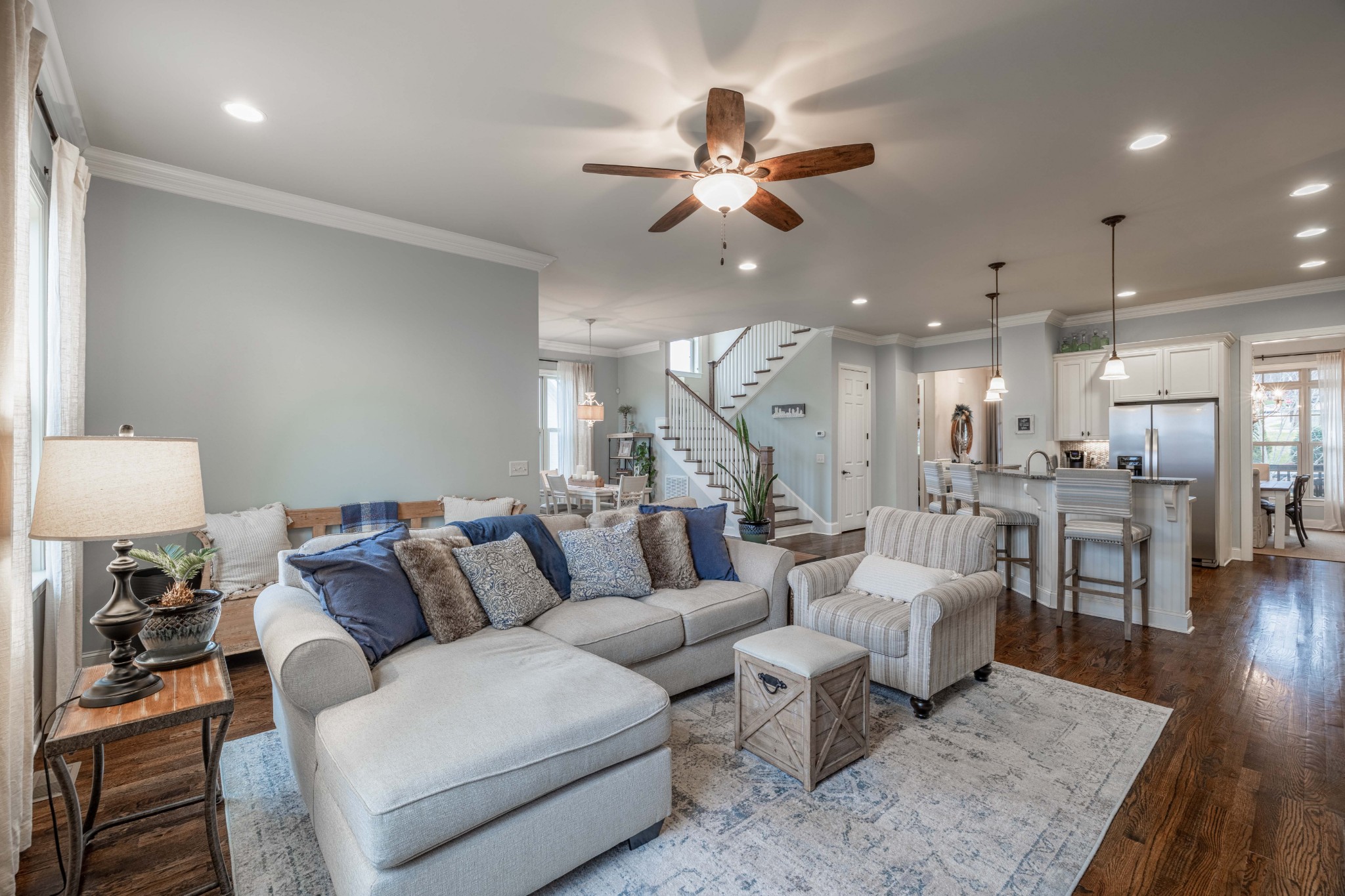 148 Truman Road West Franklin, TN 37064 - Photo 16 of 41 a living room with furniture and a view of kitchen