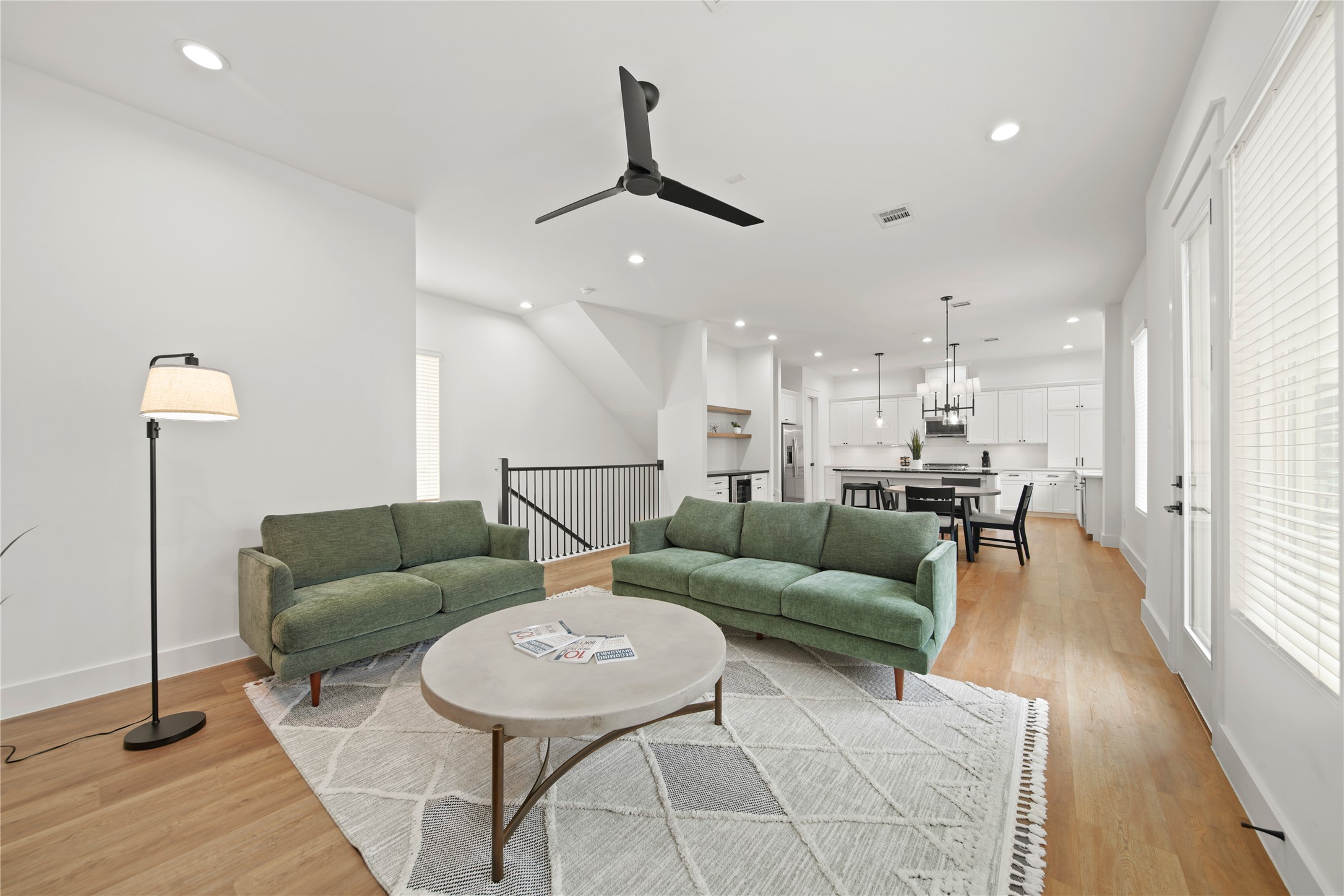 2510 Gray Street Houston, TX 77003 - Photo 13 of 15 a living room with furniture and a wooden floor