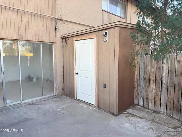 a view of a small space